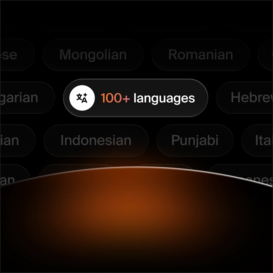 Real-time transcription and insights across 100+ languages